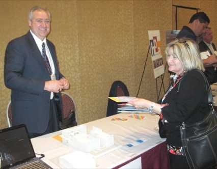 Mark Van Tilburg, Advanced Shielding Technologies, with attendees